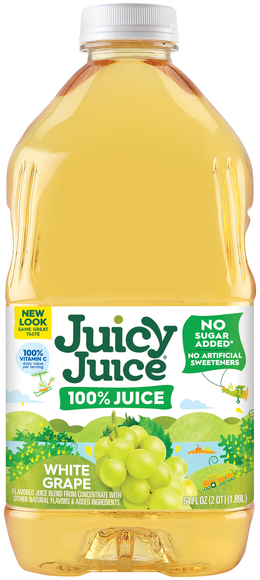 Juicy Juice No Sugar Added 100% White Grape Juice