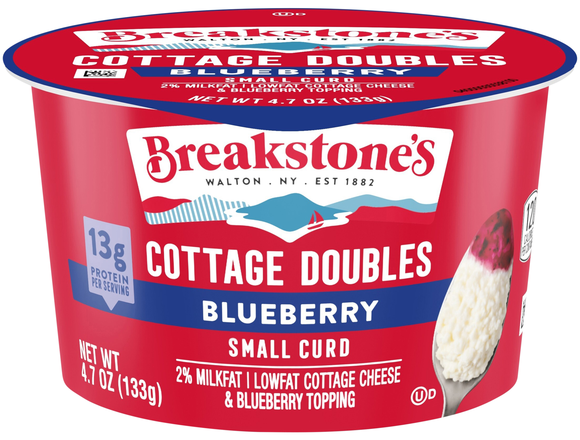 Breakstone's Cottage Doubles 2% Low Fat Blueberry Cottage Cheese