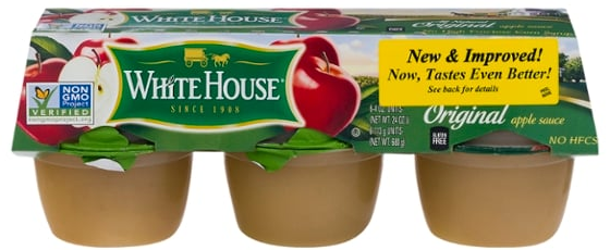 White House Original Applesauce Cups - 6 ct