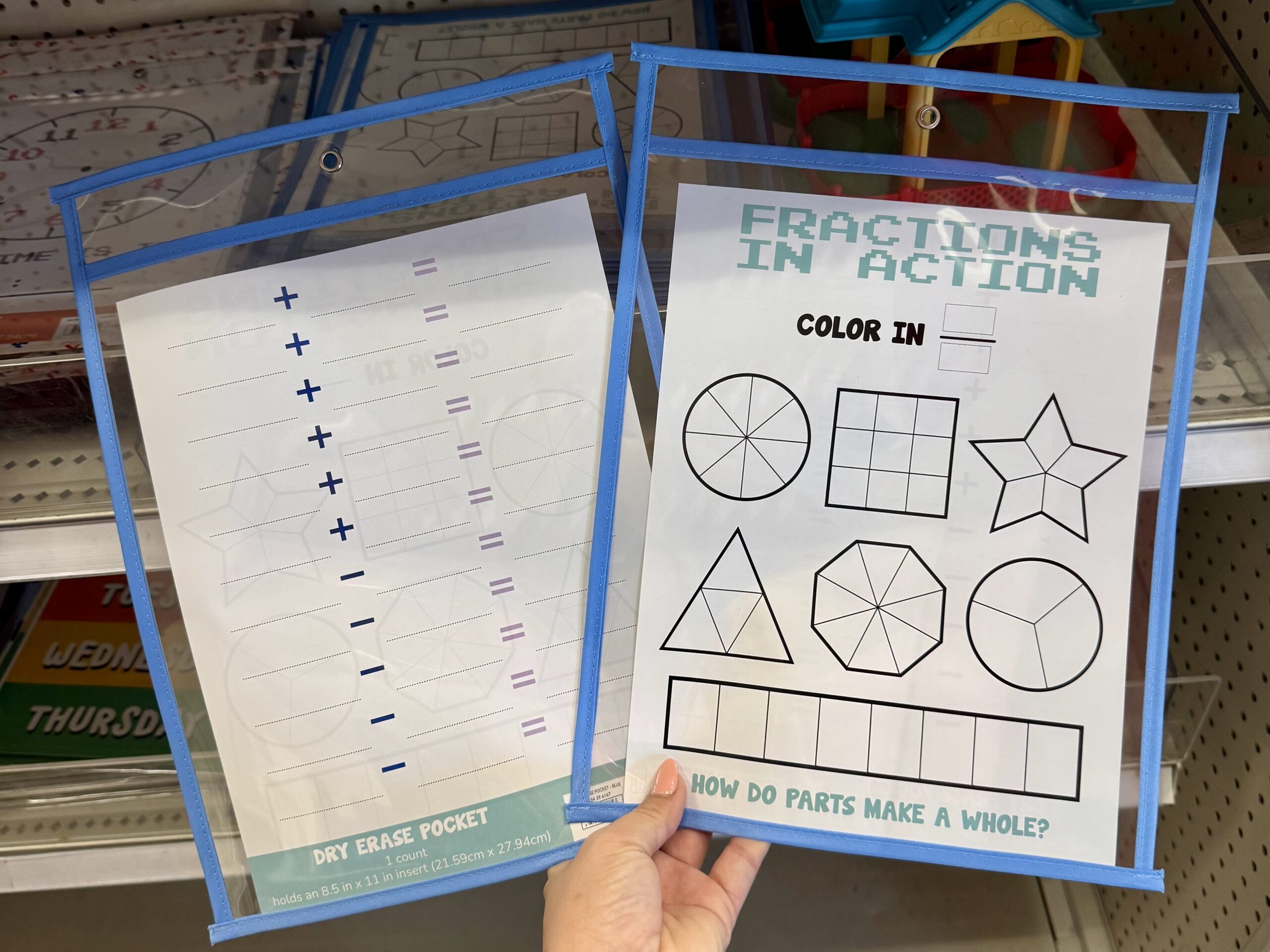 Made For Retail Dry Erase Pocket - in store
