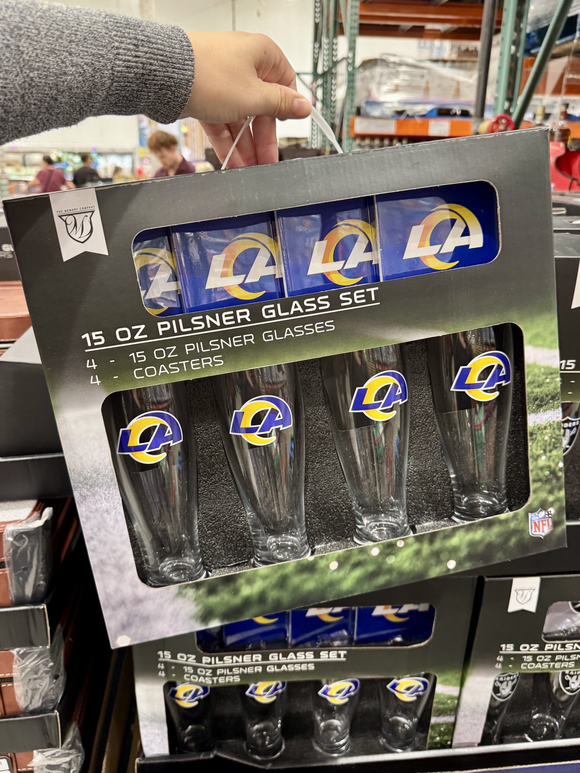 The Memory Company 15 oz Pilsner Glass Set