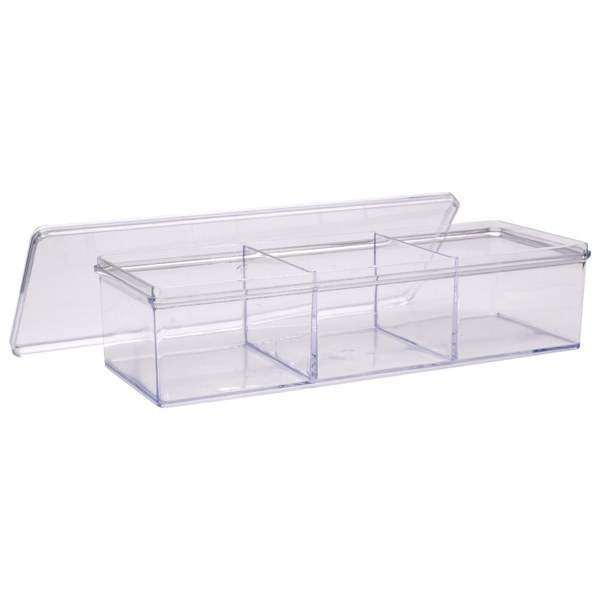 13. Fridge Organizer Baskets with Lids - ~$1.50
