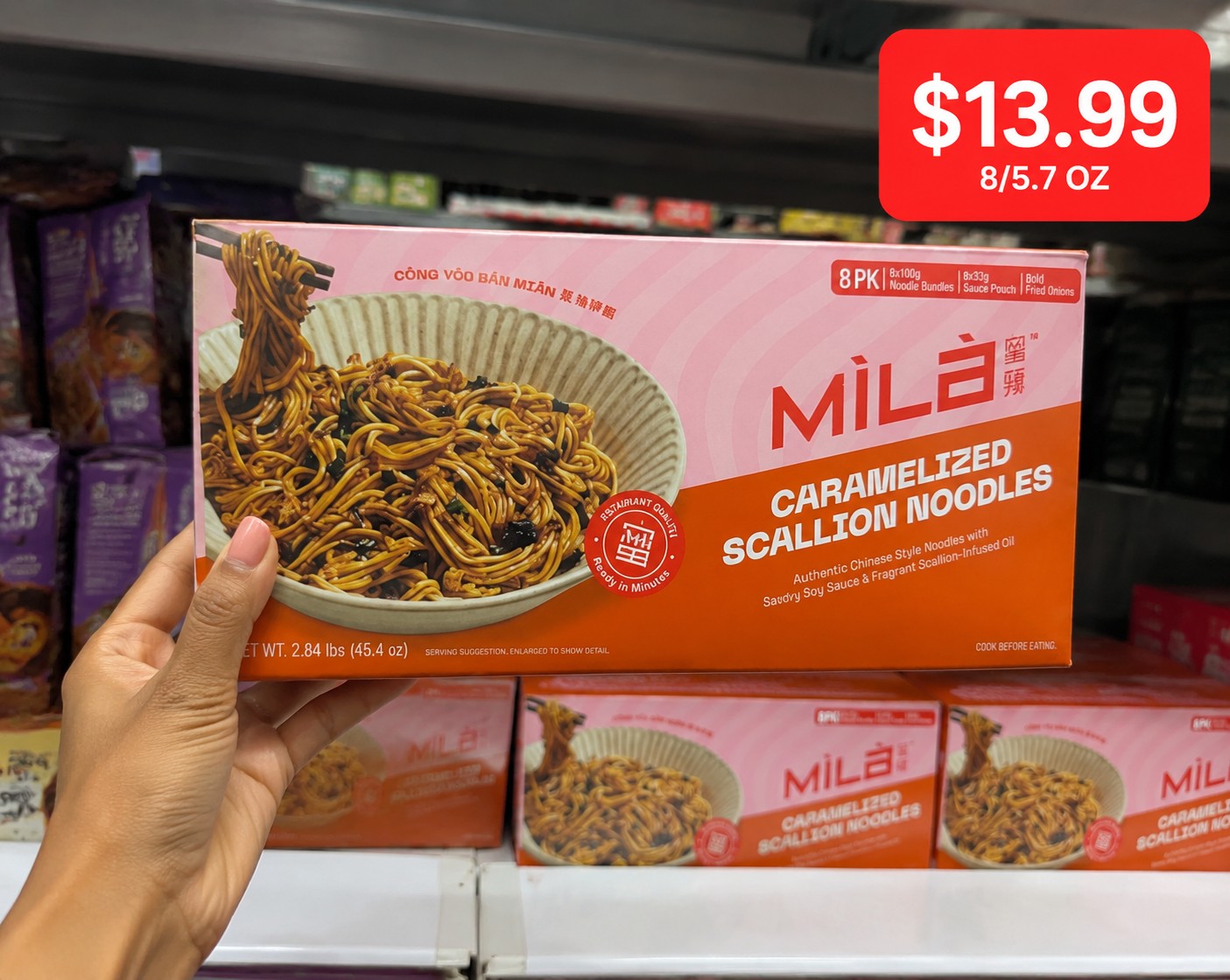 MILA CARAMELIZED SCALLION NOODLES