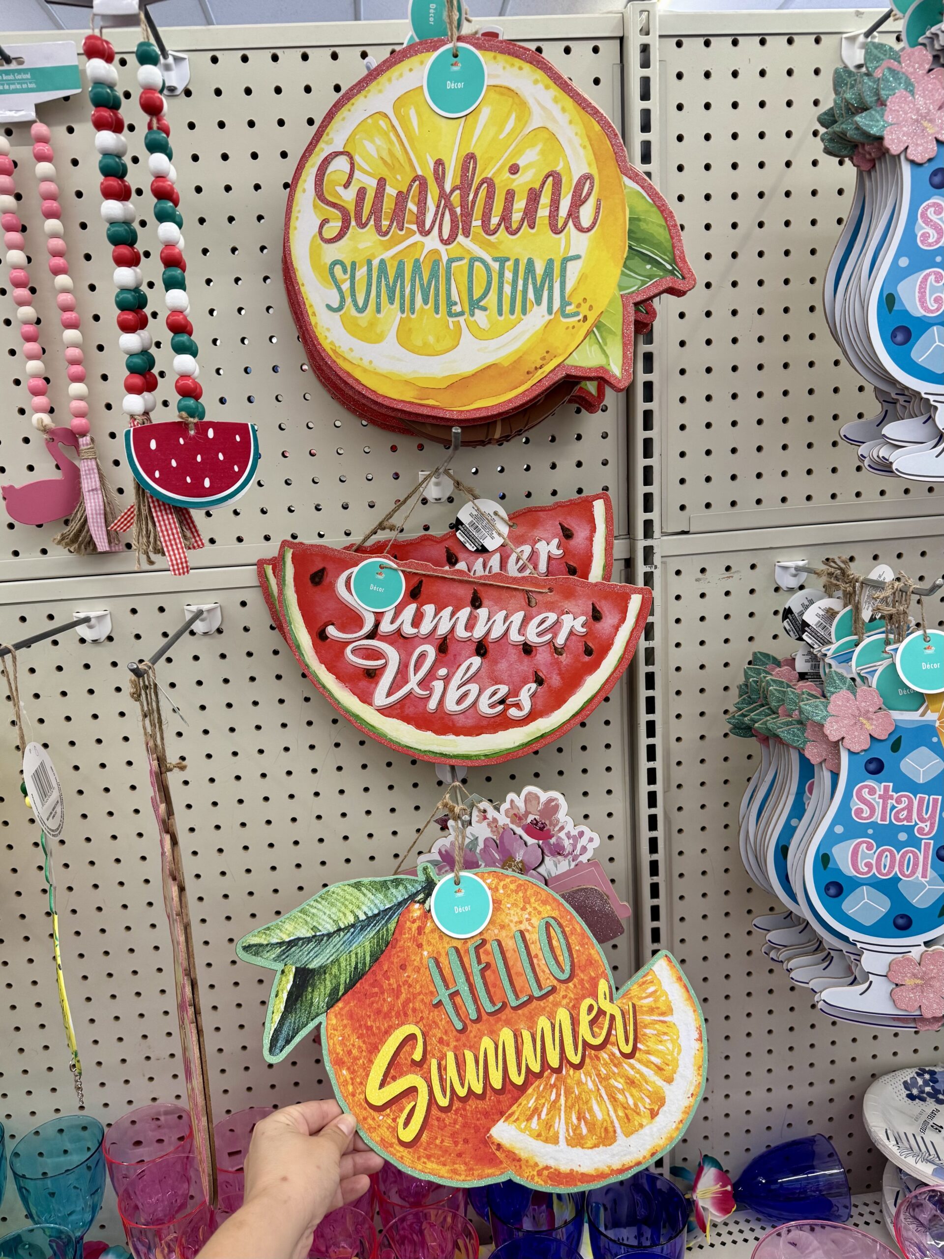 Summer Themed Decor - in store