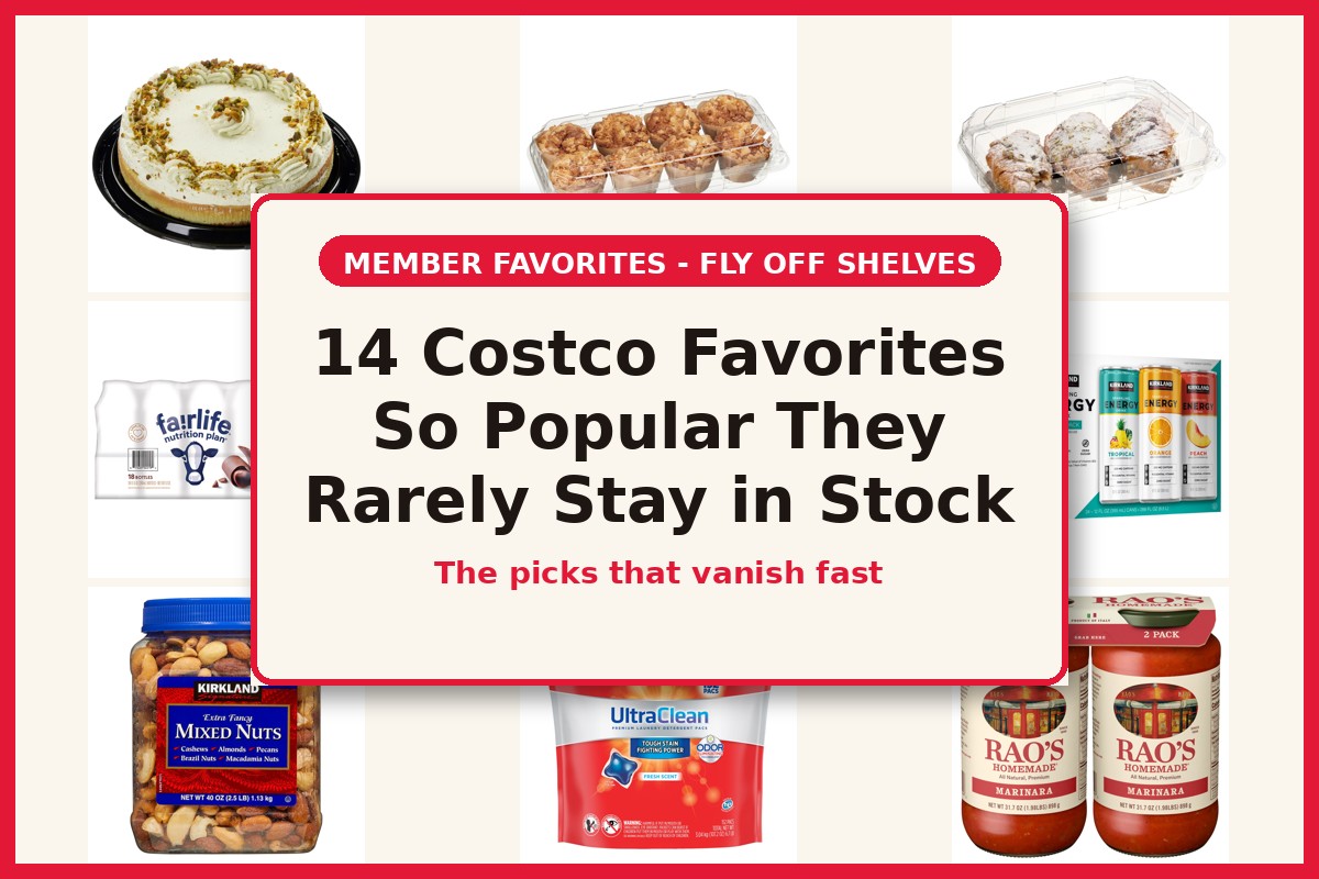 14 Costco favorites that rarely stay in stock - hero collage