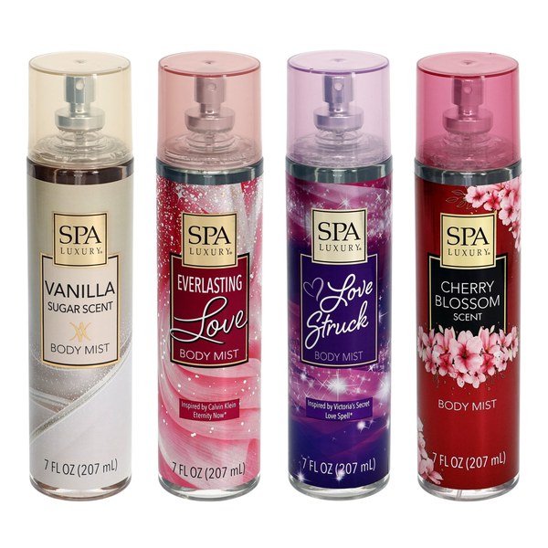 SPA Luxury Body Mist (various scents) - $1.25 - Dupe of Victoria's Secret Body Mist