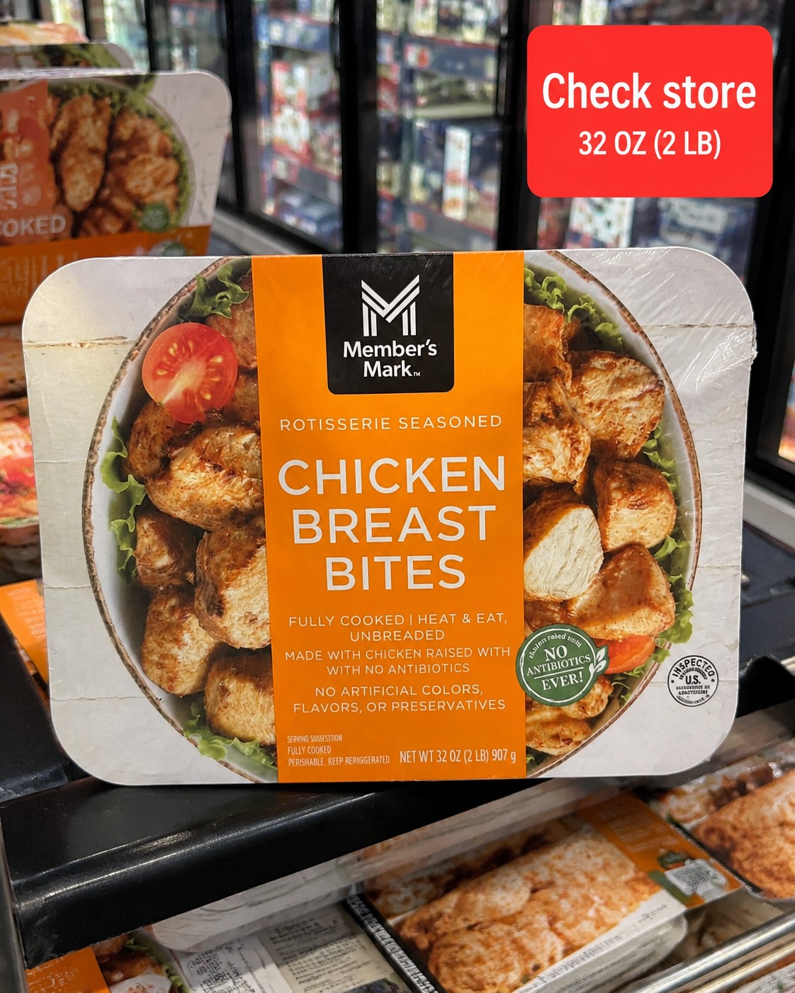 Member's Mark ROTISSERIE SEASONED CHICKEN BREAST BITES