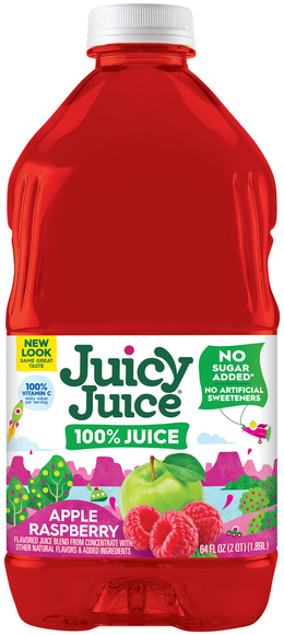 Juicy Juice 100% Apple Raspberry Juice No Added Sugar