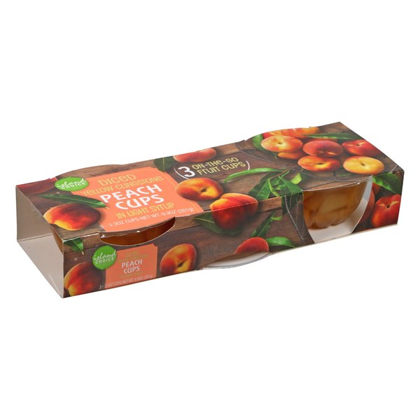 15. Island Choice Diced Peach Cups - $1.50