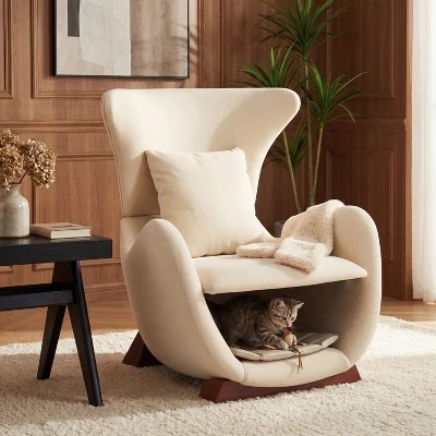 ModernLuxe Pet-Friendly Integrated Nook Accent Chair - $189.99