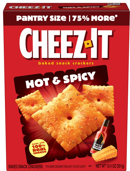 Cheez-It Hot & Spicy Baked Cheese Crackers