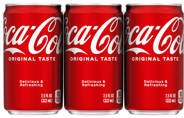 Coca-Cola Mini Original Soda - 6 pk