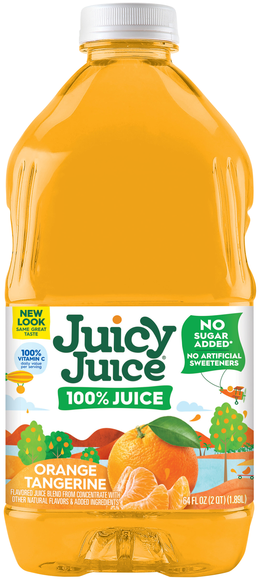 Juicy Juice No Sugar Added 100% Orange Tangerine Juice