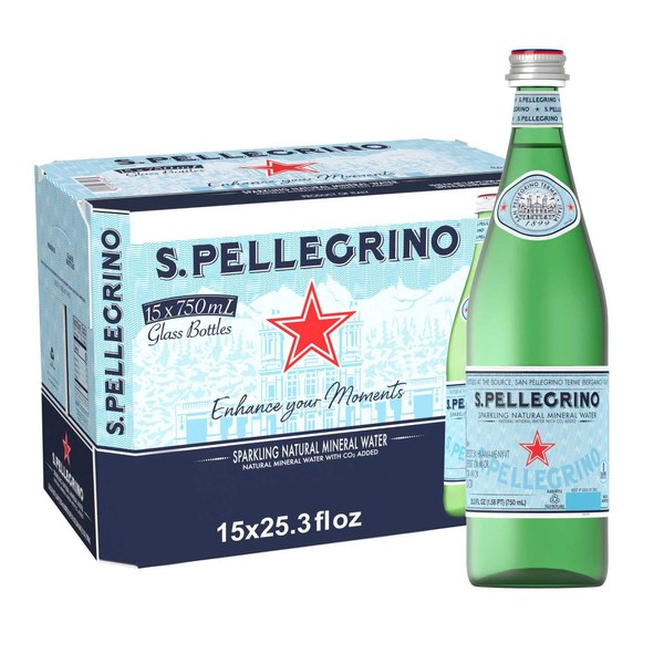 S. Pellegrino Sparkling Natural Mineral Water (24-Pack) - $22.98 -> $17.23