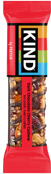 KIND Gluten Free Dark Chocolate Cherry Cashew Bar