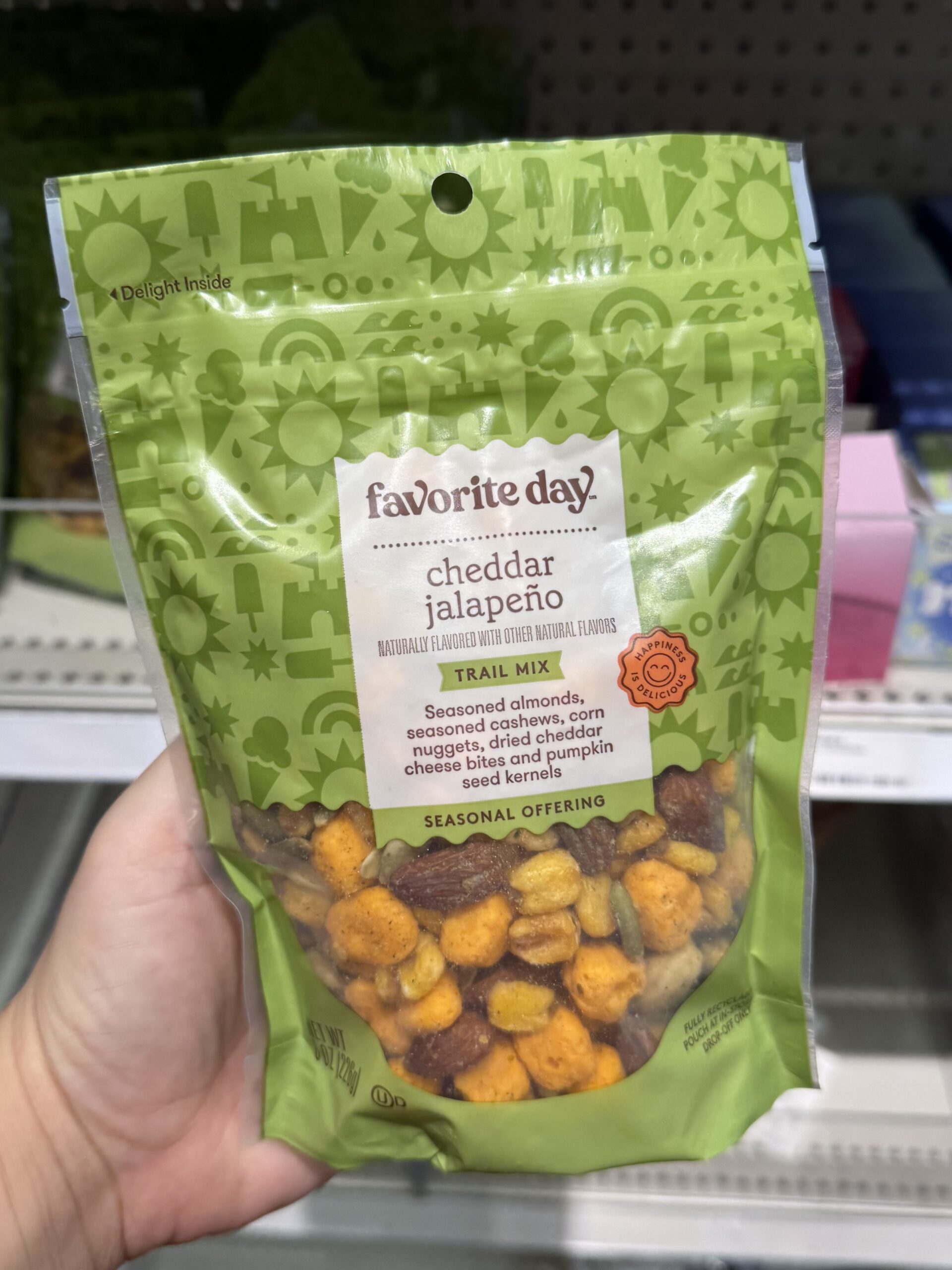 Cheddar Jalapeno Flavored Trail Mix - 8oz - Favorite Day™ - in store