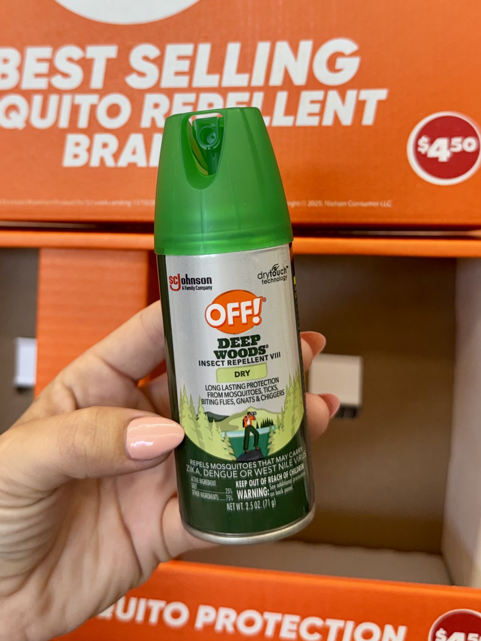 OFF! Deep Woods Insect Repellent - in store