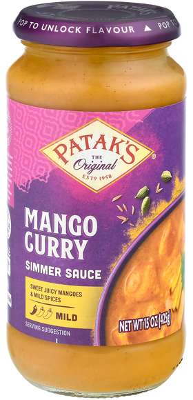 Patak's Mild Mango Curry Simmer Sauce