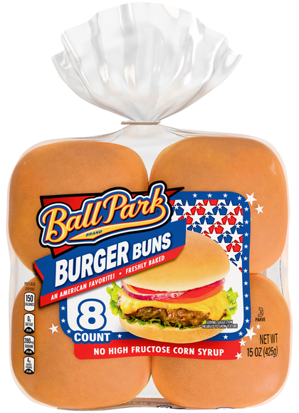 Ball Park Hamburger Buns - 8 ct
