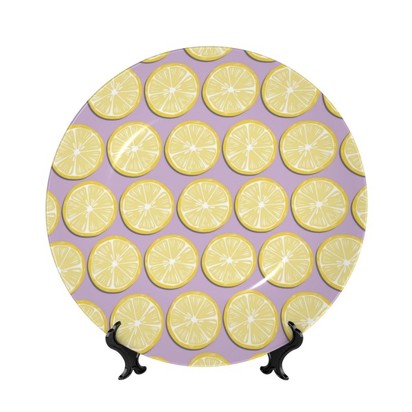 Decorative Ceramic Lemon Plate — $3.50