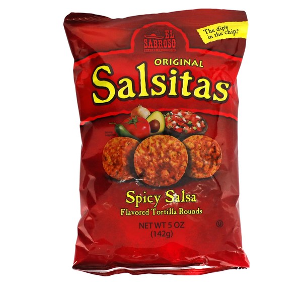 19. El Sabroso Spicy Salsitas Tortilla Rounds - $1.25