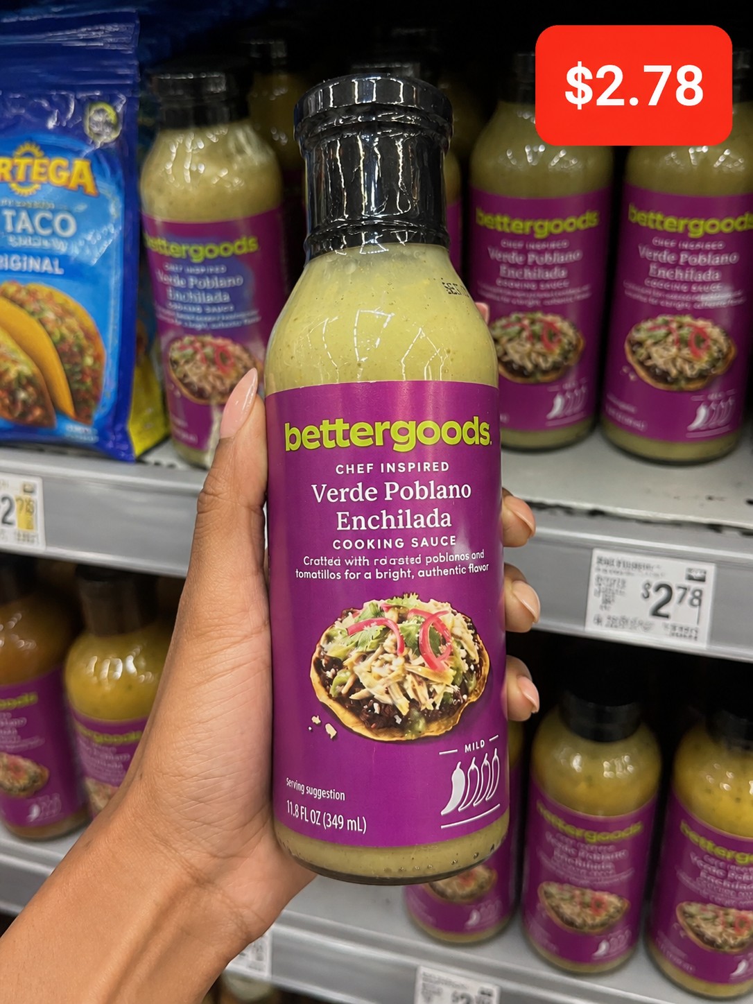 bettergoods CHEF INSPIRED VERDE POBLANO ENCHILADA COOKING SAUCE