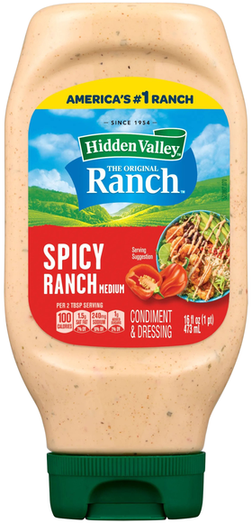 Hidden Valley Original Spicy Ranch Dressing & Condiment Squeeze