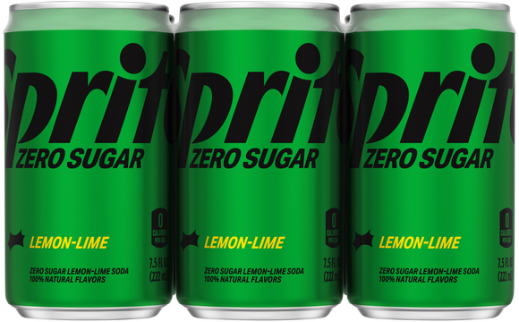 Sprite Zero Sugar Lemon Lime Soda Mini - 6 pk
