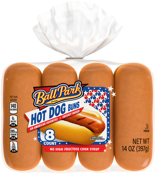 Ball Park Hot Dog Buns - 8 ct