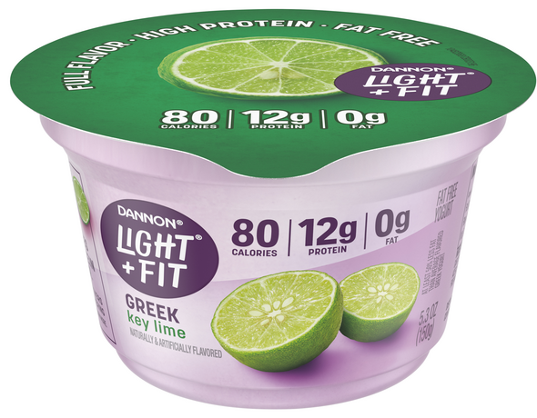 Dannon Light + Fit Fat Free Key Lime Greek Yogurt Cup