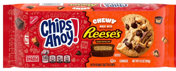 Nabisco Chips Ahoy! Chewy Reese's Peanut Butter Cup Chocolate Chip Cookies