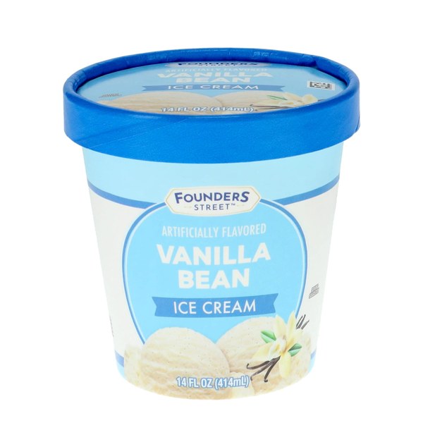 20. Founders Street Vanilla Bean Ice Cream Tub - $1.25