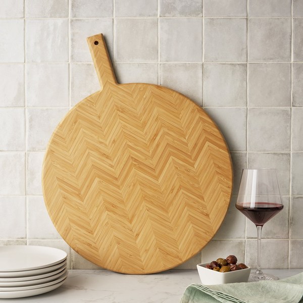 Member's Mark Herringbone Bamboo Charcuterie Board - $19.94 -> $15.94