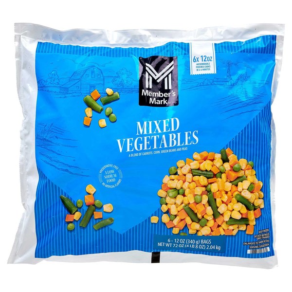 20. Member’s Mark Mixed Vegetables — Was $6.42 | Yellow Tag Price: $5.42