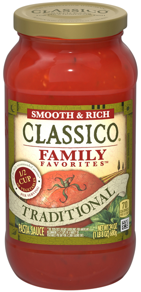 Classico Family Favorites Traditional Pasta Sauce