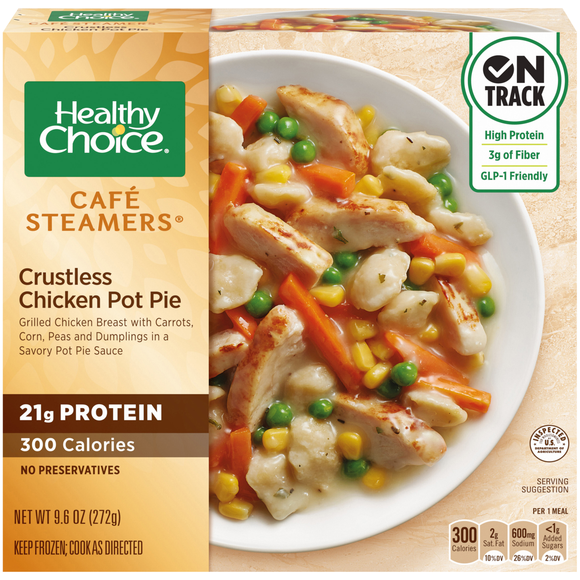 Healthy Choice Cafe Steamers Crustless Chicken Pot Pie Frozen Meal