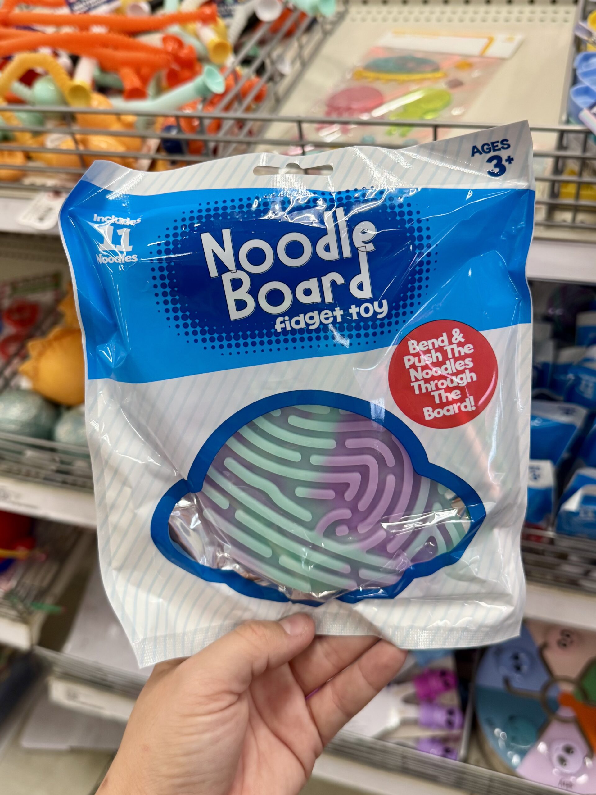 Noodle Board Fidget Toy - in store