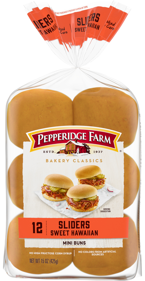 Pepperidge Farm Bakery Classics Sweet Hawaiian Slider Mini Buns - 12 ct