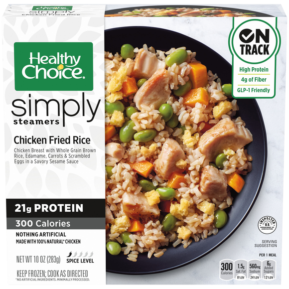 Healthy Choice Simply Steamers Chicken Fried Rice Frozen Meal