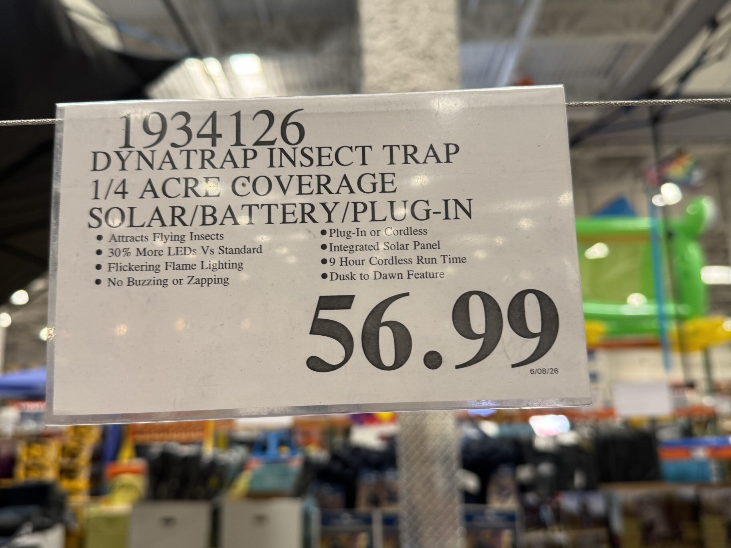 Dynatrap Outdoor Bug Trap - price tag