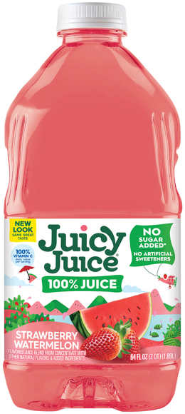 Juicy Juice No Sugar Added 100% Strawberry Watermelon Juice