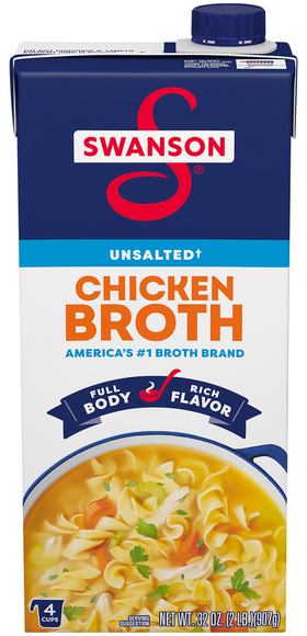 Swanson Unsalted Chicken Broth