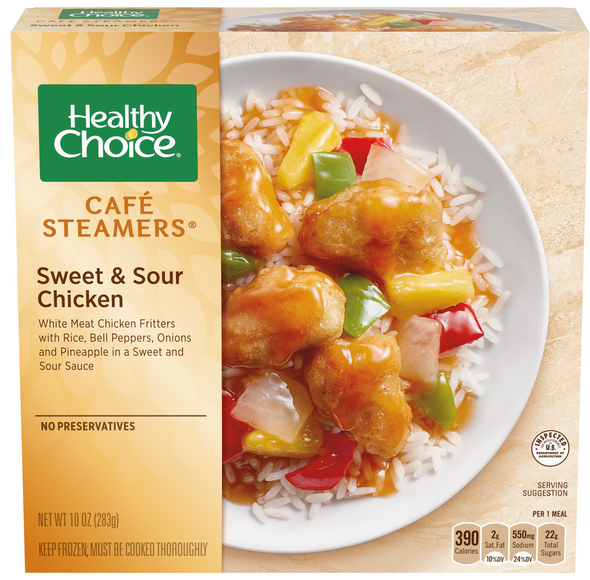 Healthy Choice Cafe Steamers Sweet & Sour Chicken Frozen Meal