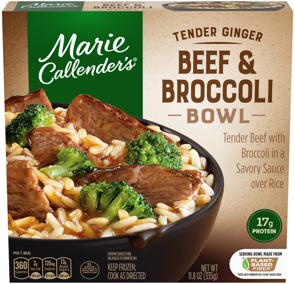 Marie Callender's Ginger Beef & Broccoli Rice Bowl Frozen Meal