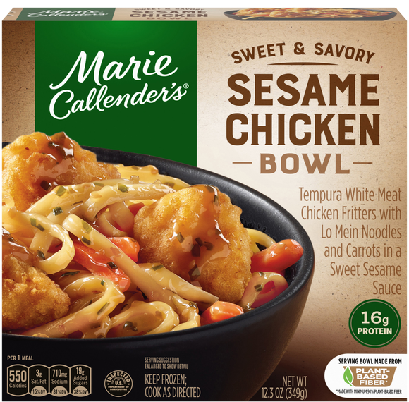 Marie Callender's Sweet & Savory Sesame Chicken Bowl Frozen Meal