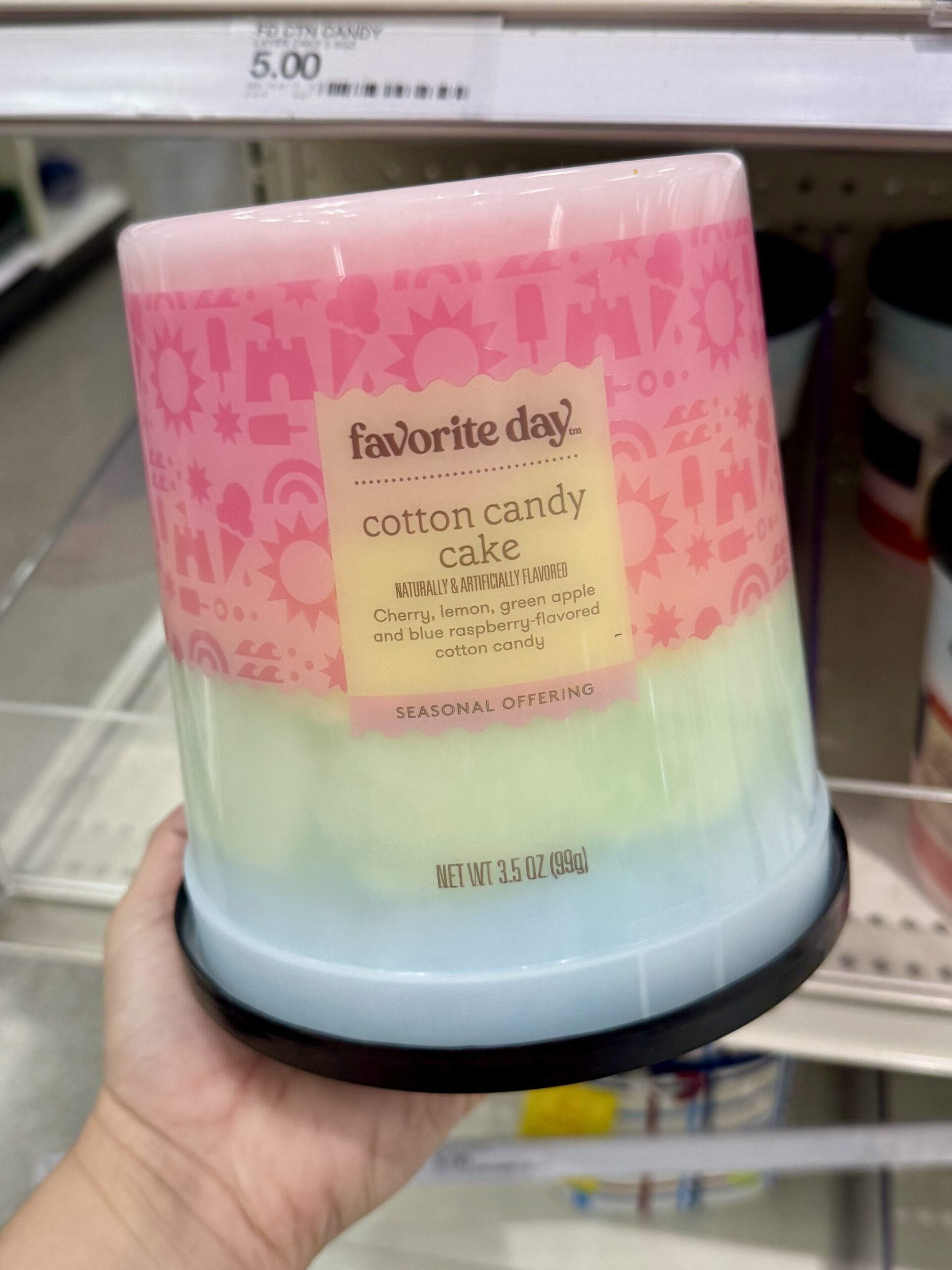 Cotton Candy Layer Cake Tub - 3.5oz - Favorite Day™ - in store