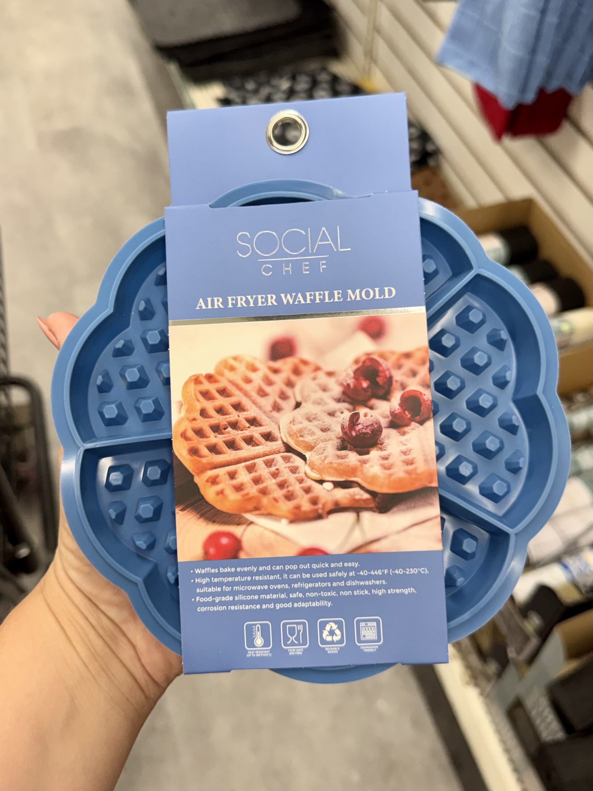 Social Chef Air Fryer Waffle Mold - in store