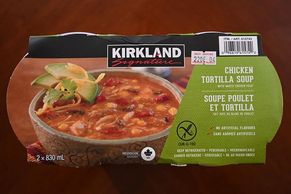 12. Kirkland Signature Chicken Tortilla Soup