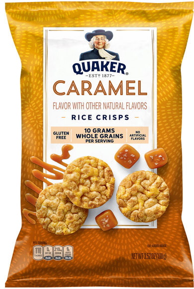 Quaker Rice Crisps Caramel Gluten Free