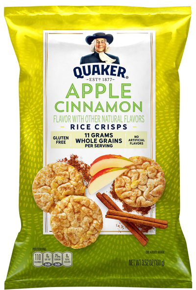 Quaker Rice Crisps Apple Cinnamon Gluten Free